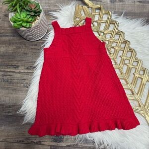 Hanna Andersson Red Sweater Knit Dress